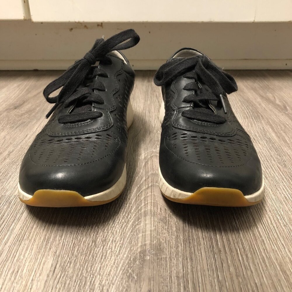 Dansko Women's EU Size 38 Black Genuine Leather Shoes Sneakers Stability Arch - Picture 6 of 11